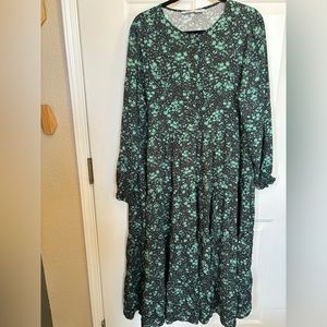 ZARA Maxi Prairie Dress